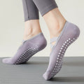 Cross Strap Non Slip Silicone Grip Yoga Socks