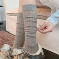 5 Colors Long Slouchy Knee High Socks Spring & Summer Daily Wear