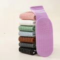 Multi Color Grip Ribbed Calf Socks for Yoga Pilates