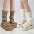 Cotton Slouchy Knit Stacked Socks