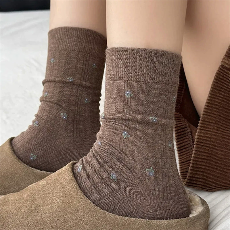 Cotton Slouchy Crew Socks
