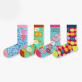 Unisex Fun Unique Novelty Pattern Mid Calf Socks