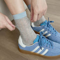 7 Colors Hollow Mesh Breathable Slouchy Crew Socks