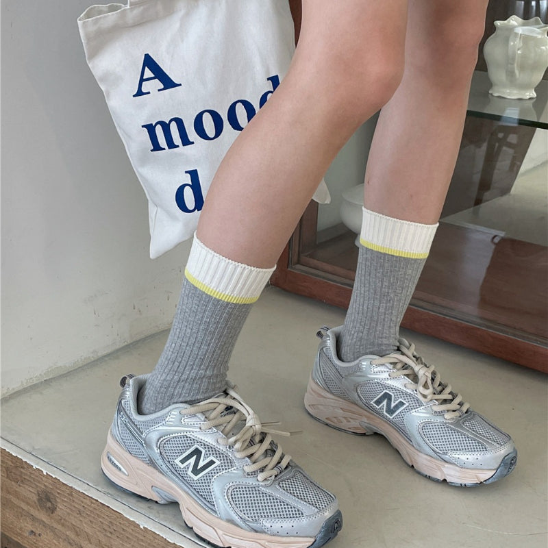 All-Season Ribbed Slouchy Socks